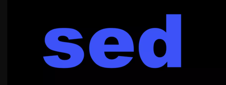 sed